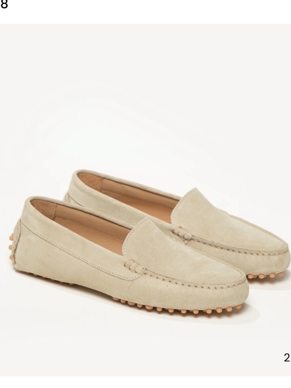 M.Gemi The Felize Suede women’s driver in Latte